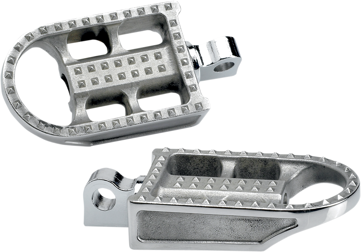 BILTWELL Mushman Foot Pegs - Standard / Raw Polished 1620-1127