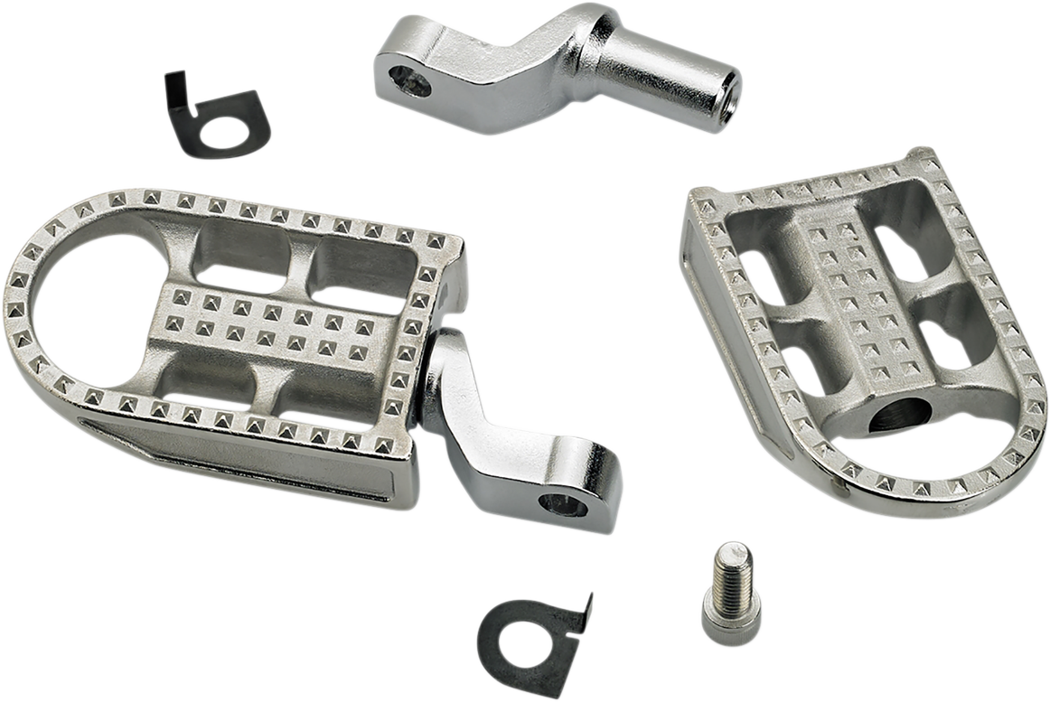 BILTWELL Mushman Foot Pegs - Step / Raw Polished 1620-1853
