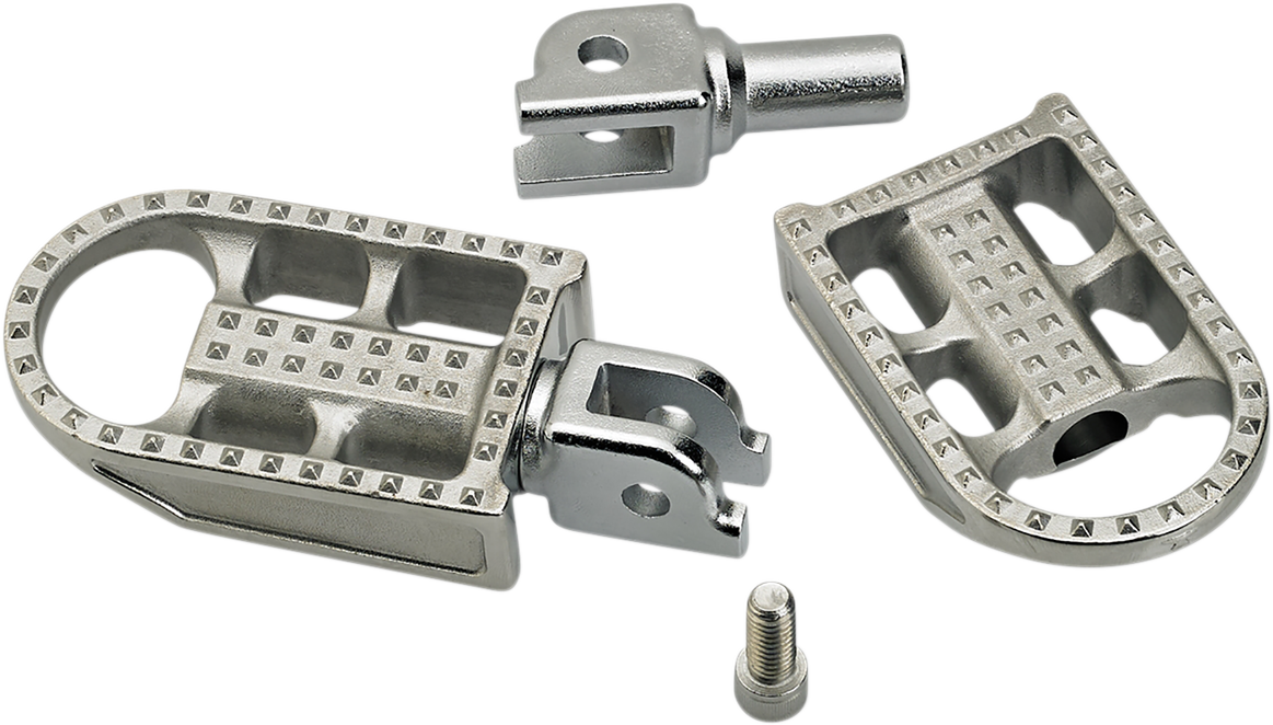 BILTWELL Mushman Foot Pegs - Step / Raw Polished 1620-1855