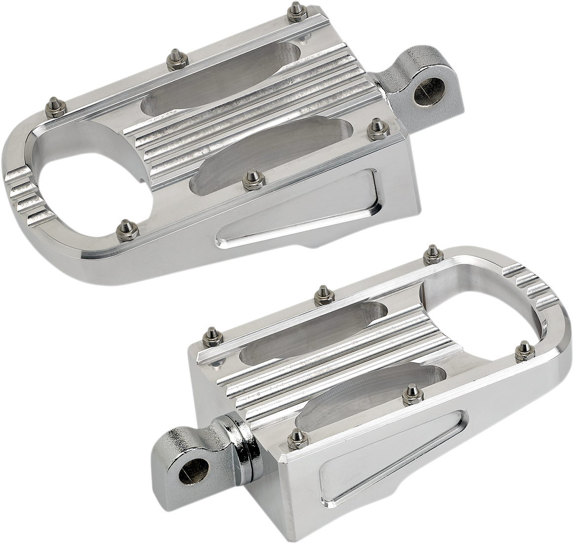 BILTWELL Punisher Foot Pegs - Polished / XL 1620-1946