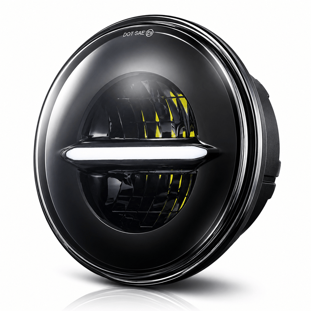 Eagle Lights Infinity Beam Series 5-3/4" Round LED Headlight for Harley-Davidson® and Indian® Motorcycles