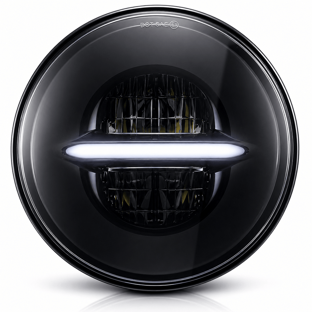 Eagle Lights Infinity Beam Series 5-3/4" Round LED Headlight for Harley-Davidson® and Indian® Motorcycles