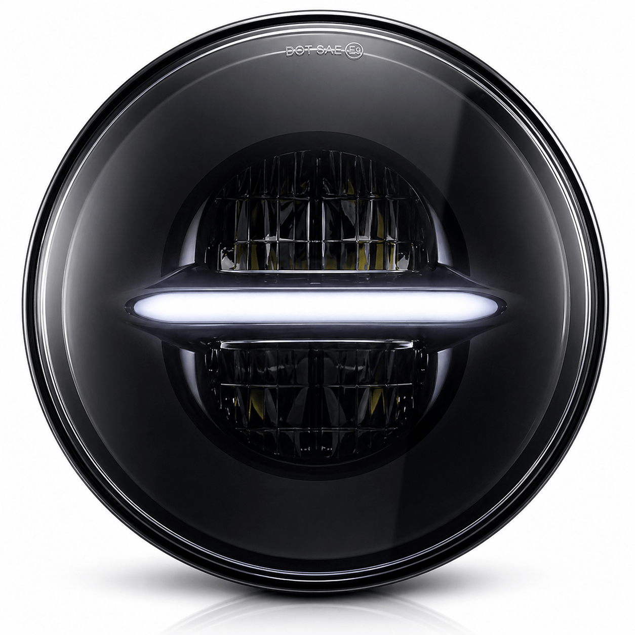 Eagle Lights Infinity Beam Series 5-3/4" Round LED Headlight for Harley-Davidson® and Indian® Motorcycles