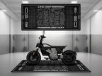 MPM Motorcycle Mat for BMW CE02 - MM4102