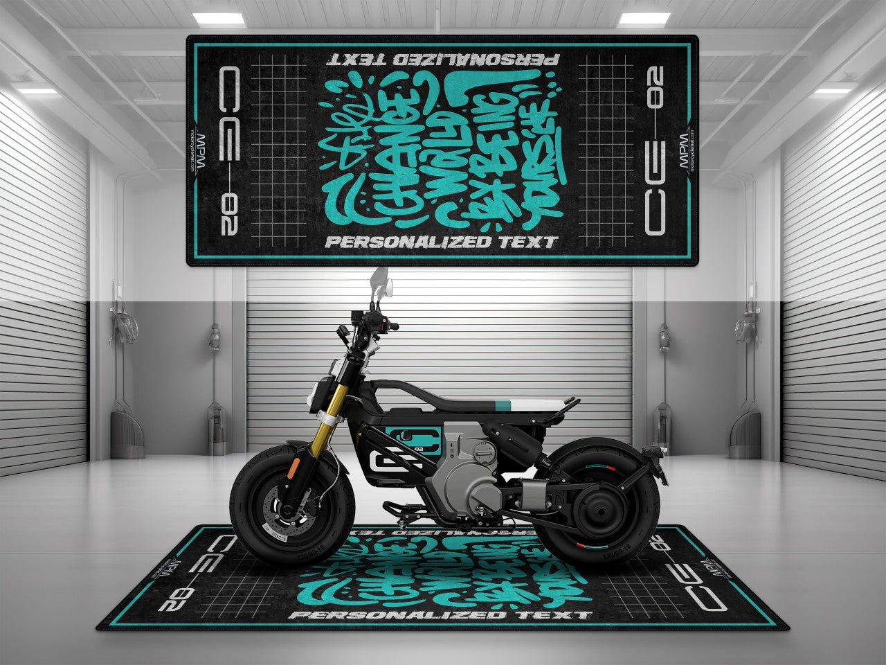 MPM Motorcycle Mat for BMW CE02 - MM4102