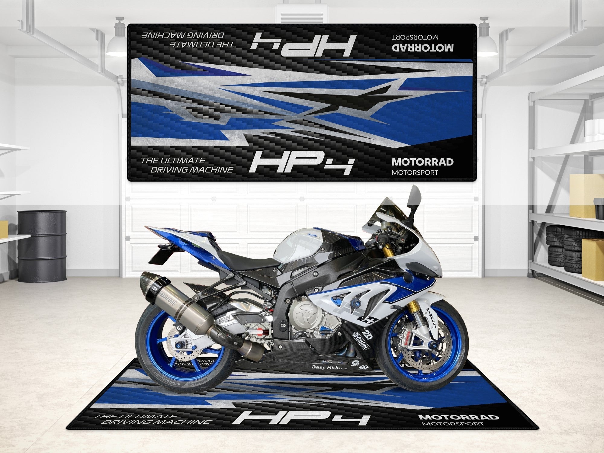 MPM Motorcycle Mat for BMW 1000RR HP4 - MM7254