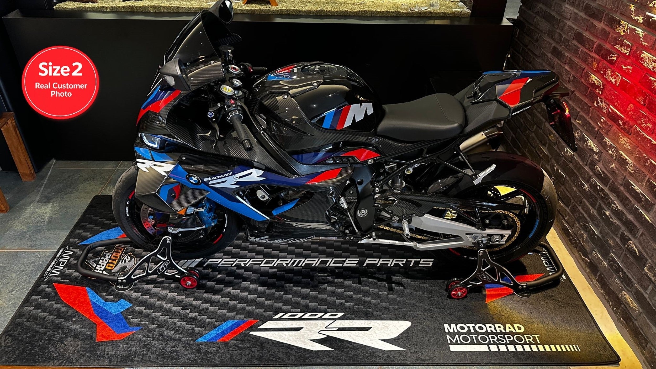 MPM Motorcycle Mat for BMW M1000RR - MM7161