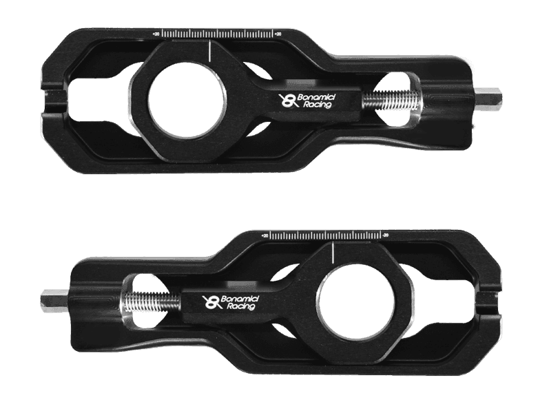 Bonamici Kawasaki Ninja ZX-6R Chain Adjuster (2019+) (Black)