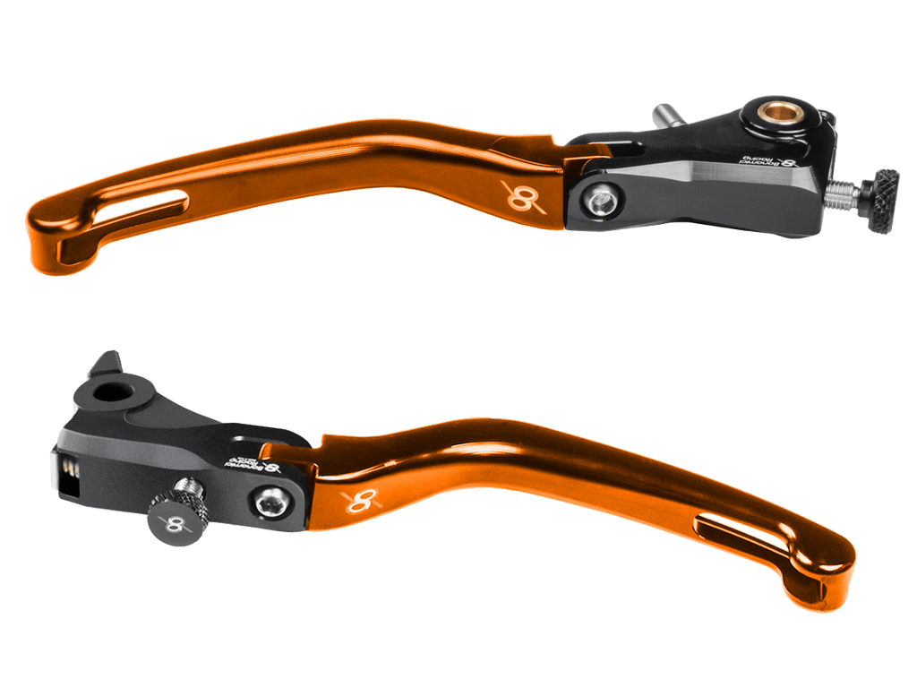 Bonamici KTM Super Duke 1290 Brake & Clutch Levers (2020+) (Black/Orange)