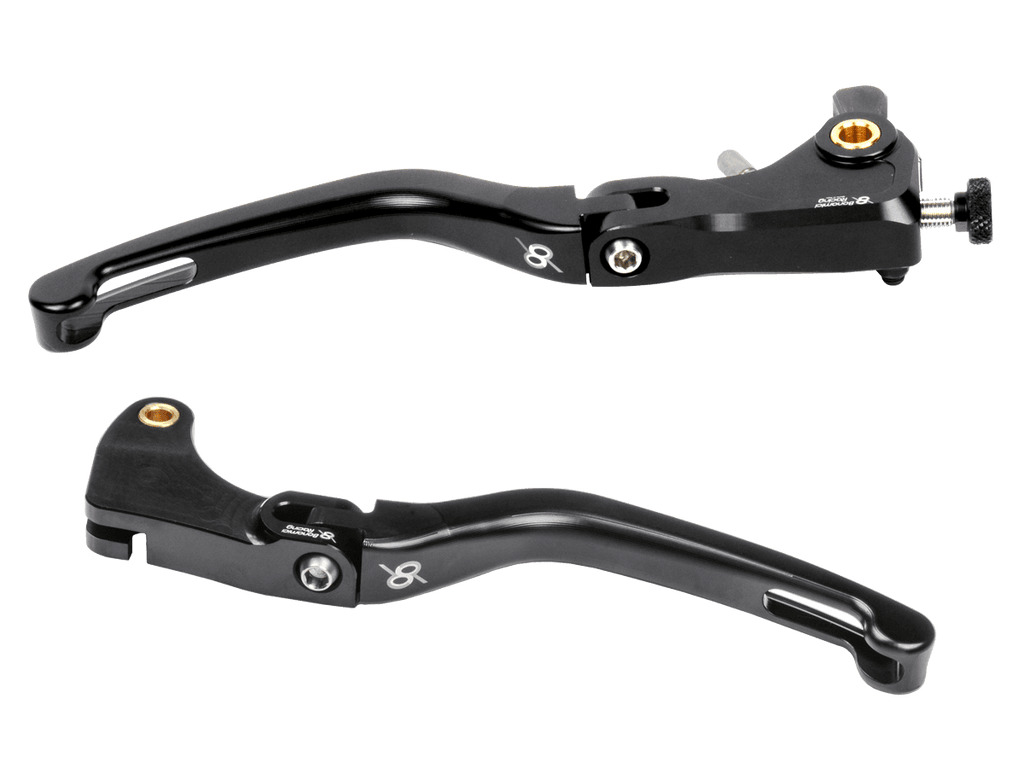 Bonamici Yamaha R7 Brake & Clutch Levers (Black) (*Race)