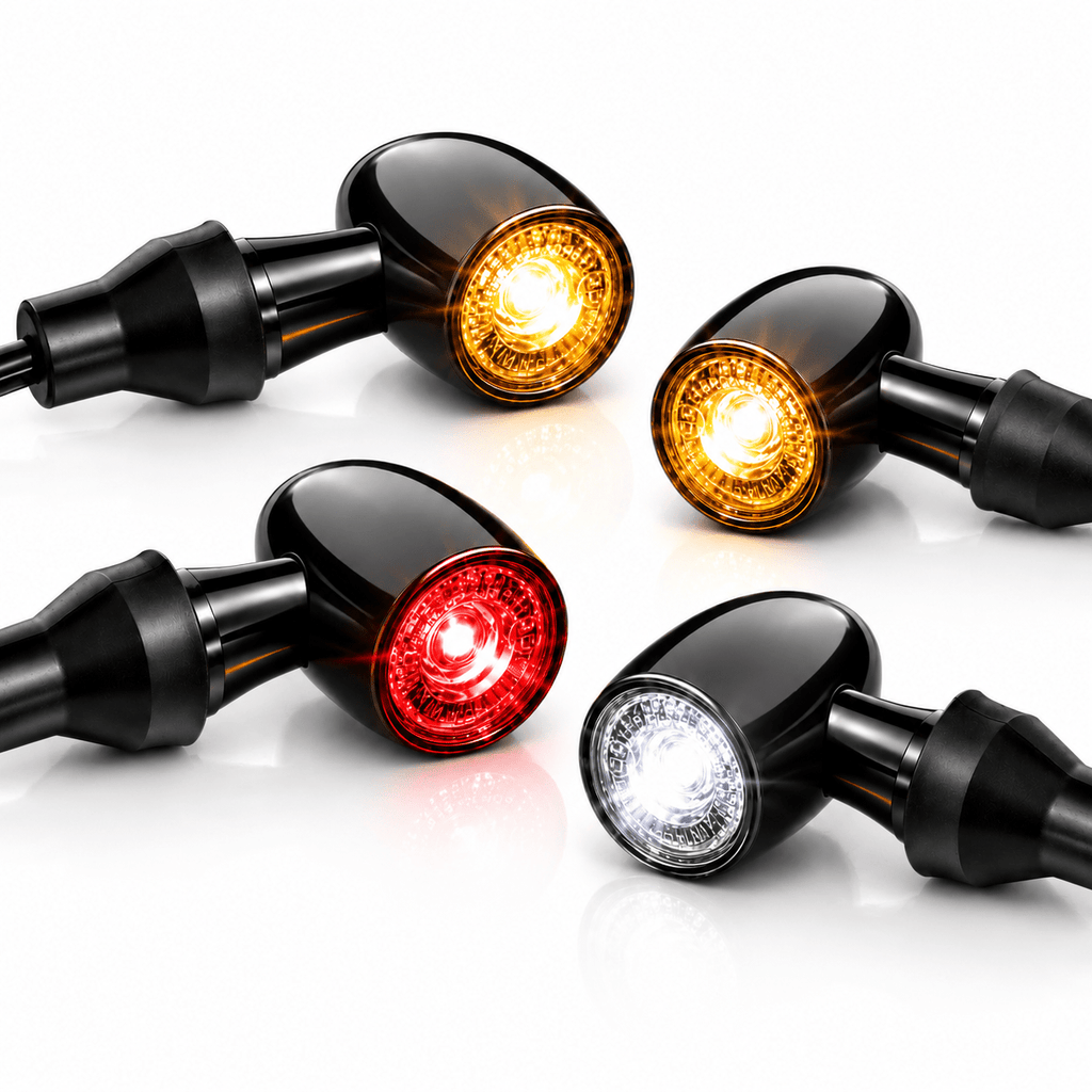Eagle Lights BULLETBEAM Front LED Turn Signals with Rear LED Brake / Turn Signal and Running Light Kit