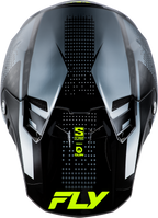 FLY Racing Formula S Carbon Protocol Helmet - Black Carbon / Grey / Hi-Viz - View 11