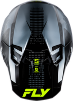 FLY Racing Formula S Carbon Protocol Helmet - Black Carbon / Grey / Hi-Viz - View 15