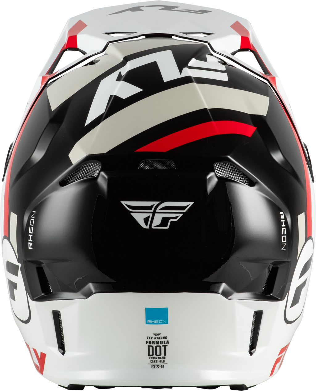 FLY Racing Formula CP Seal Helmet (2026) - White / Black / Red - View 8
