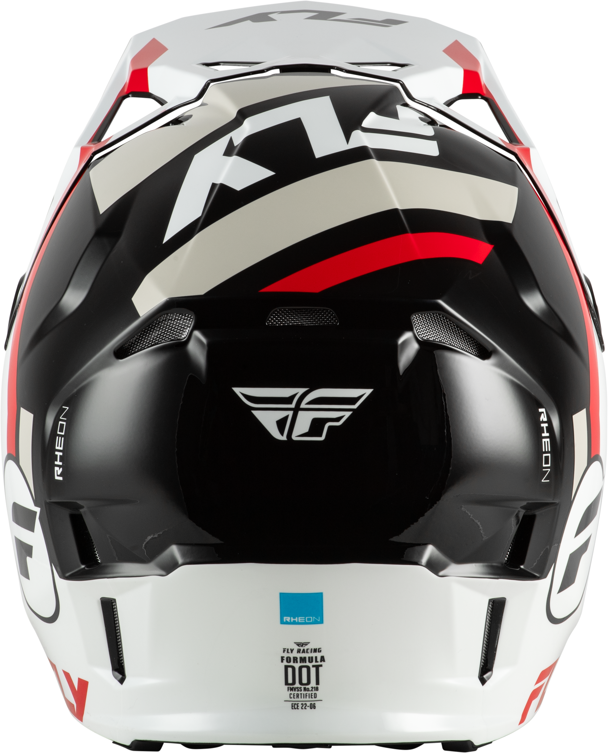 FLY Racing Formula CP Seal Helmet (2026) - White / Black / Red - View 8