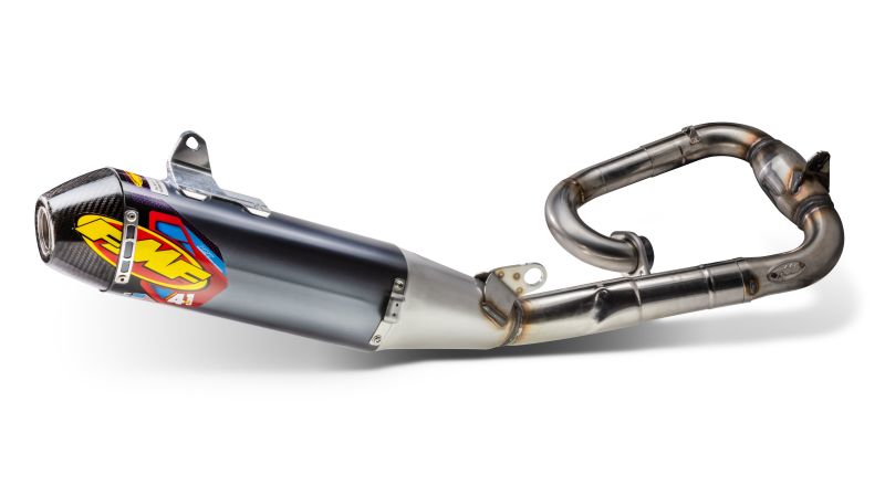 FMF Racing Yamaha TTR110 08-26 SS Anodized Titanium Mini Moto Fact 4.1 Slip-On Muffler w/SS Header