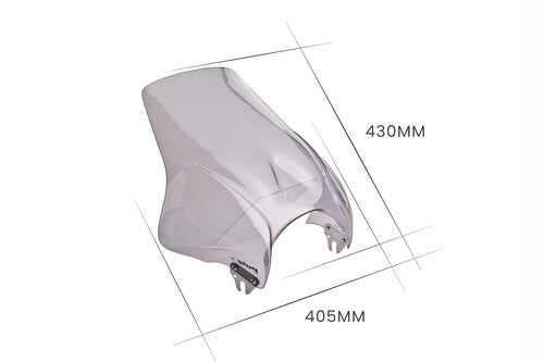 Puig 4620H Universal Mount Windscreen Smoke