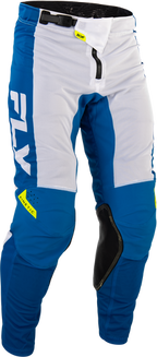 FLY Racing Kinetic Mesh Pants (2026.5) - Blue / White / Hi-Viz Yellow - View 3