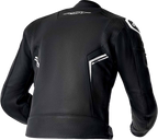 RST S-1 CE Men's Leather Jacket - Black / White - View 10