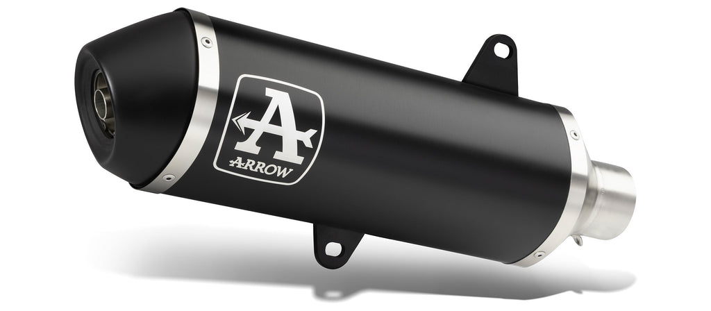Arrow Vespa Gts 300 '21 Homologated Aluminum Dark Urban Silencer 53536ann