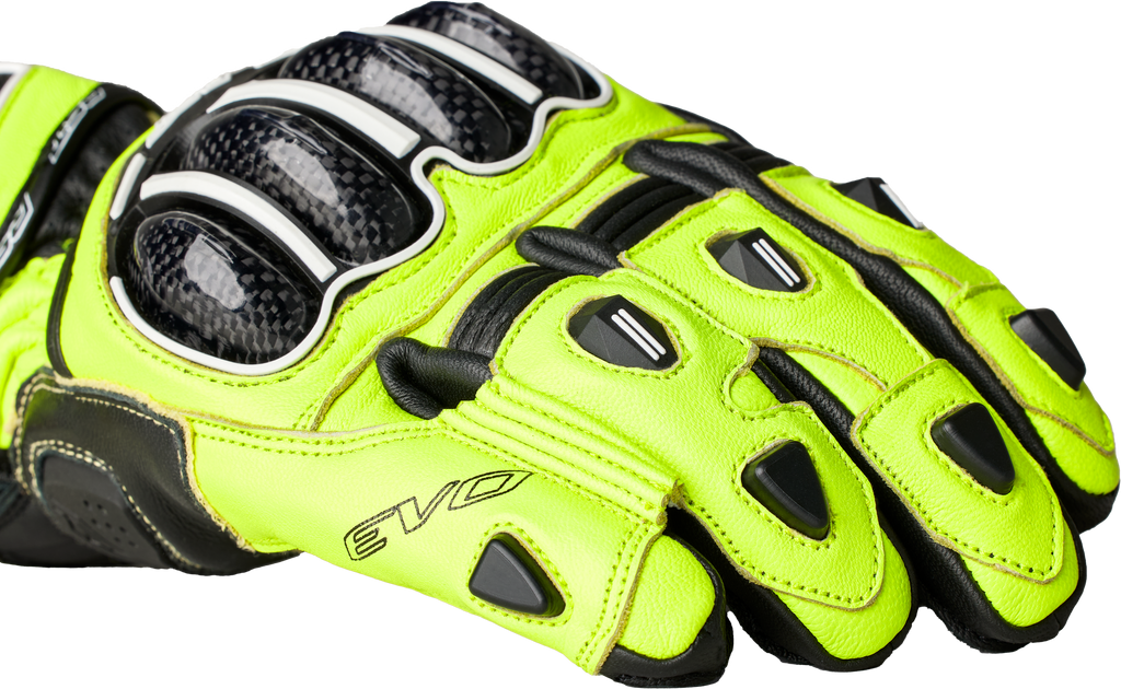 RST Tractech EVO 4 CE Glove - Neon Yellow / Black / Black - View 19