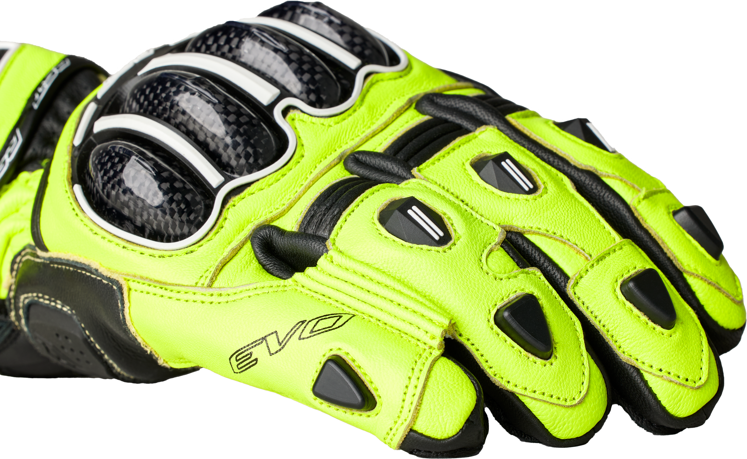 RST Tractech EVO 4 CE Glove - Neon Yellow / Black / Black - View 19