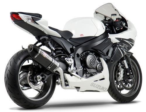 Yoshimura GSX-R600/750 11-26 Race R-77 Stainless Full Exhaust, w/ Carbon Fiber Muffler