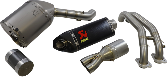 AKRAPOVIC Racing Line Exhaust System - Carbon Fiber S-A6R4-HAPC - Aprilia RS 660/Tuono 660 2021-2024