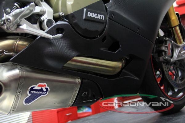 CARBONVANI - DUCATI 959 PANIGALE CARBON FIBER BELLY PAN -? ROAD VERSION