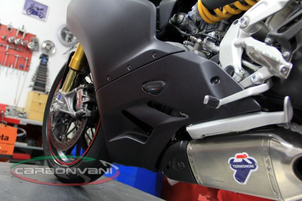 CARBONVANI - DUCATI 959 PANIGALE CARBON FIBER BELLY PAN -? ROAD VERSION