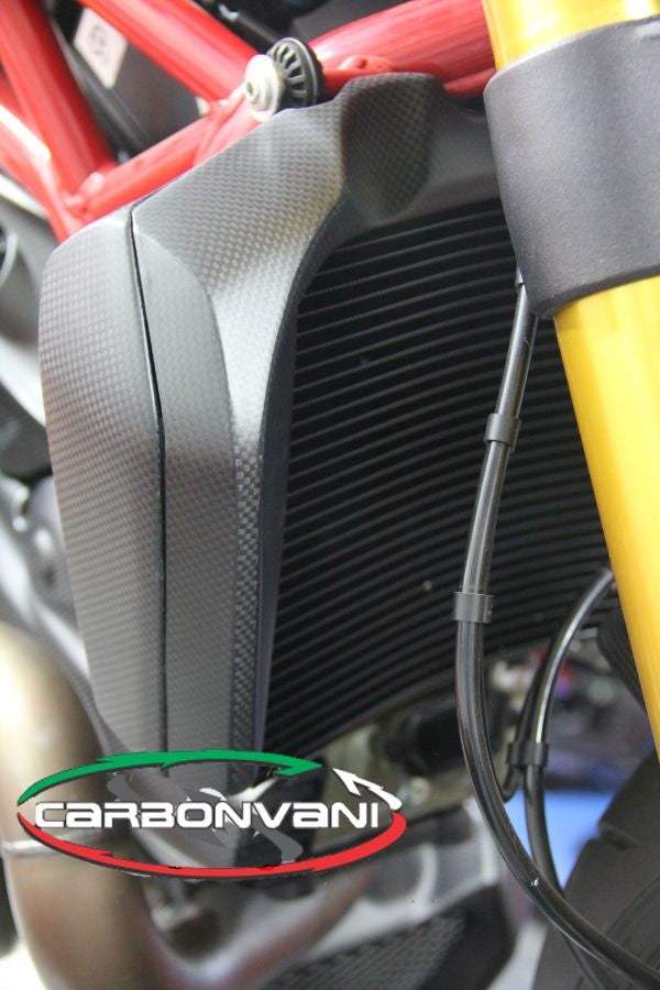 CARBONVANI - DUCATI MONSTER 821/1200 CARBON FIBER WATER COOLER UPPER FRAME