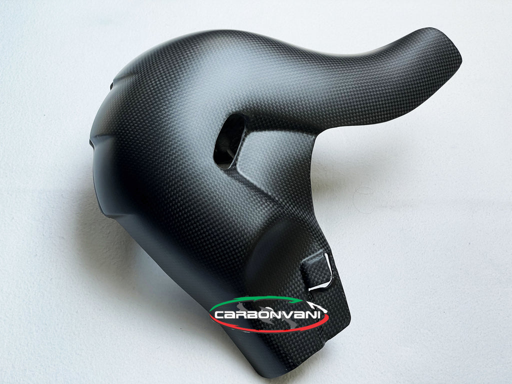 Carbonvani - Ducati Panigale / Streetfighter V4 / S Carbon Fiber Euro 5 Spec OE Exhaust (Collector) guard (2021+)