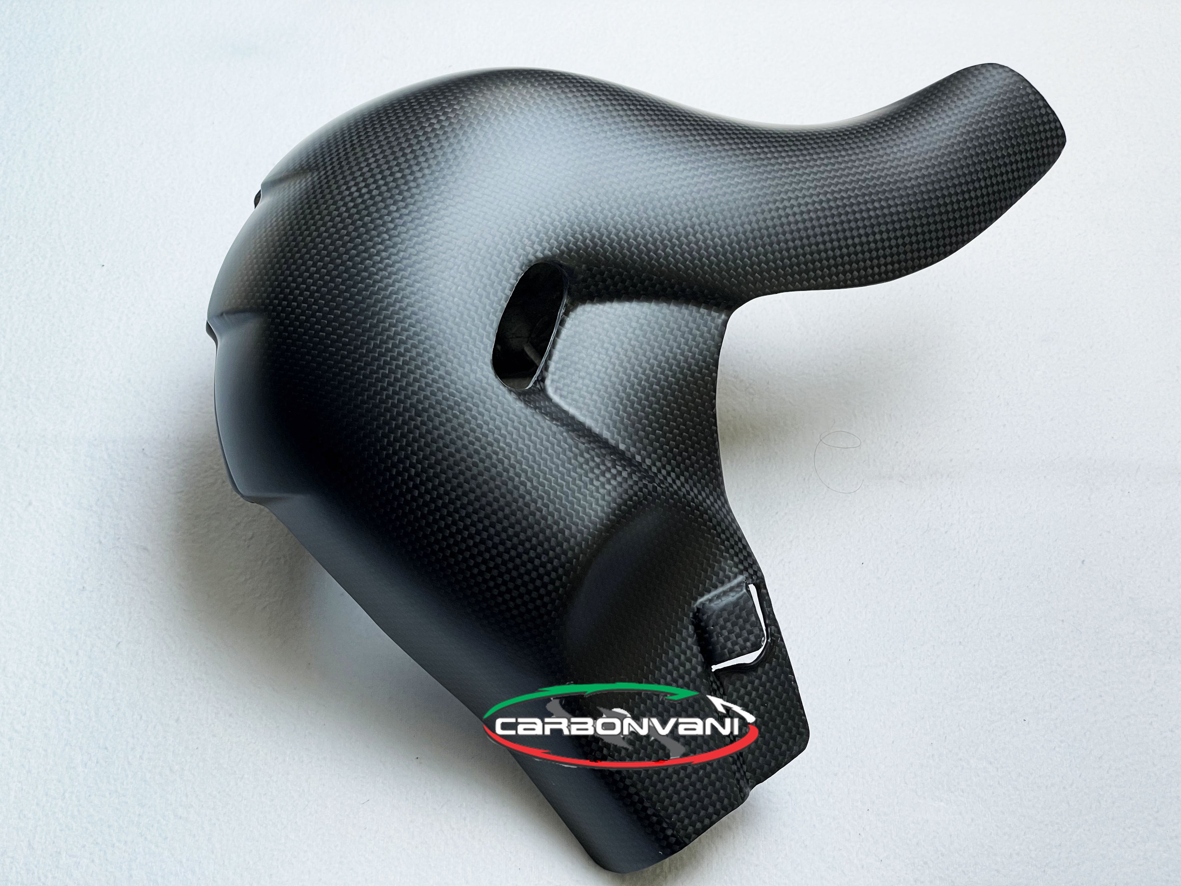 Carbonvani - Ducati Panigale / Streetfighter V4 / S Carbon Fiber Euro 5 Spec OE Exhaust (Collector) guard (2021+)