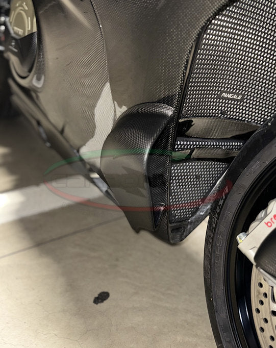 Carbonvani - Ducati Panigale V4 R Style Carbon Fiber Lower Scoops / Ducts / Winglets (2025+)