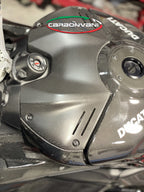 Carbonvani - Ducati Panigale V4 / S (22-24) Carbon Fiber Upper Tank Cover -DP Style