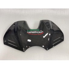 Carbonvani - Ducati Panigale V4 / S (22-24) Carbon Fiber Upper Tank Cover -DP Style
