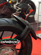 CARBONVANI - MV AGUSTA RIVALE CARBON FIBER LICENCE PLATE HOLDER WITH ARM