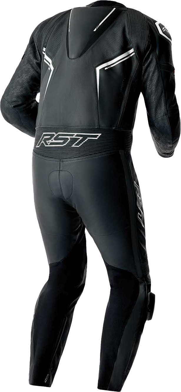 RST S1 D3O Leather Suit - Black / White - View 8