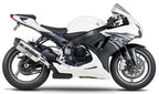 Yoshimura GSX-R600/750 11-26 R-77 Stainless Slip-On Exhaust, w/ Stainless Muffler
