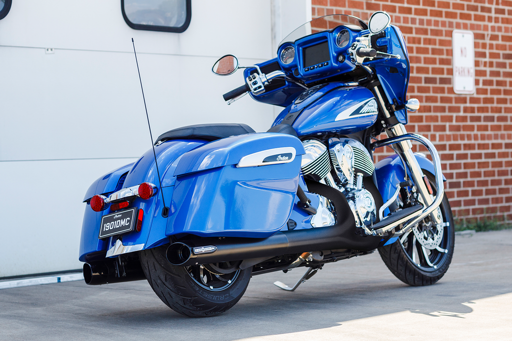 4" Broadhead Slip-On Mufflers - Slash Cut - Black