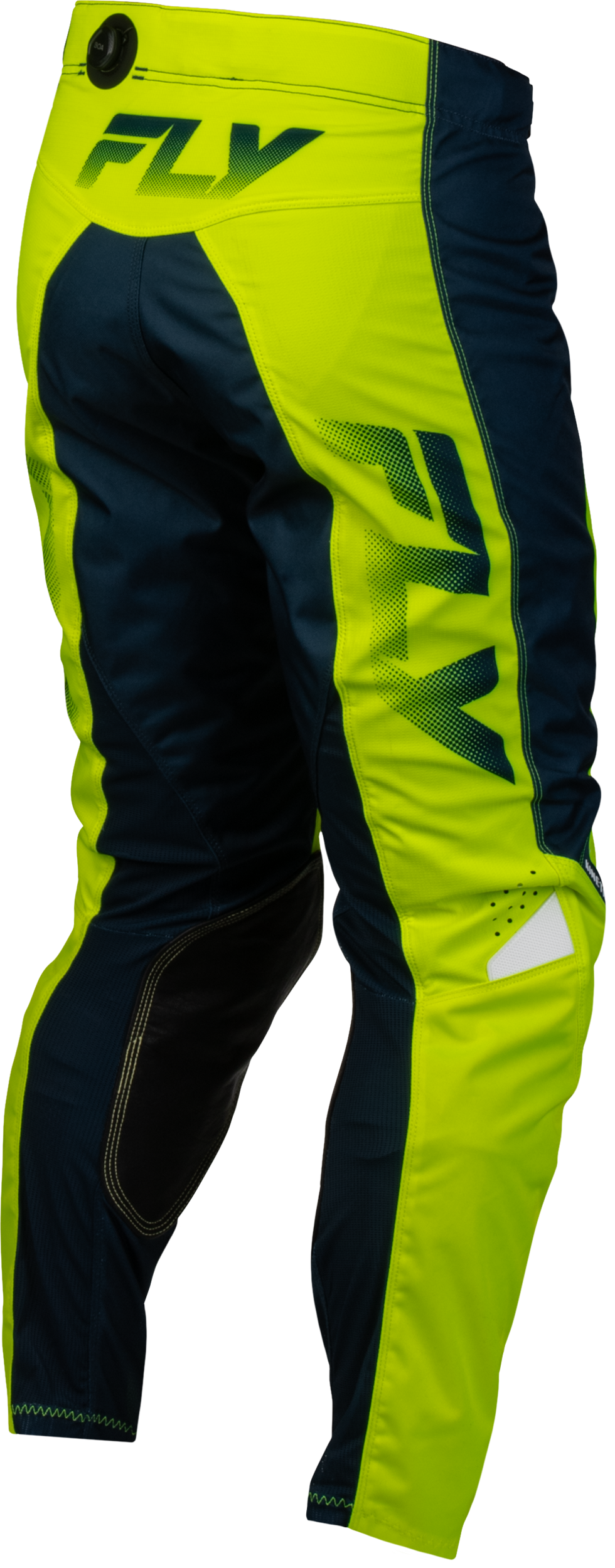 FLY Racing Kinetic Fade Pants (2027) - Hi-Viz / Navy / White - View 10