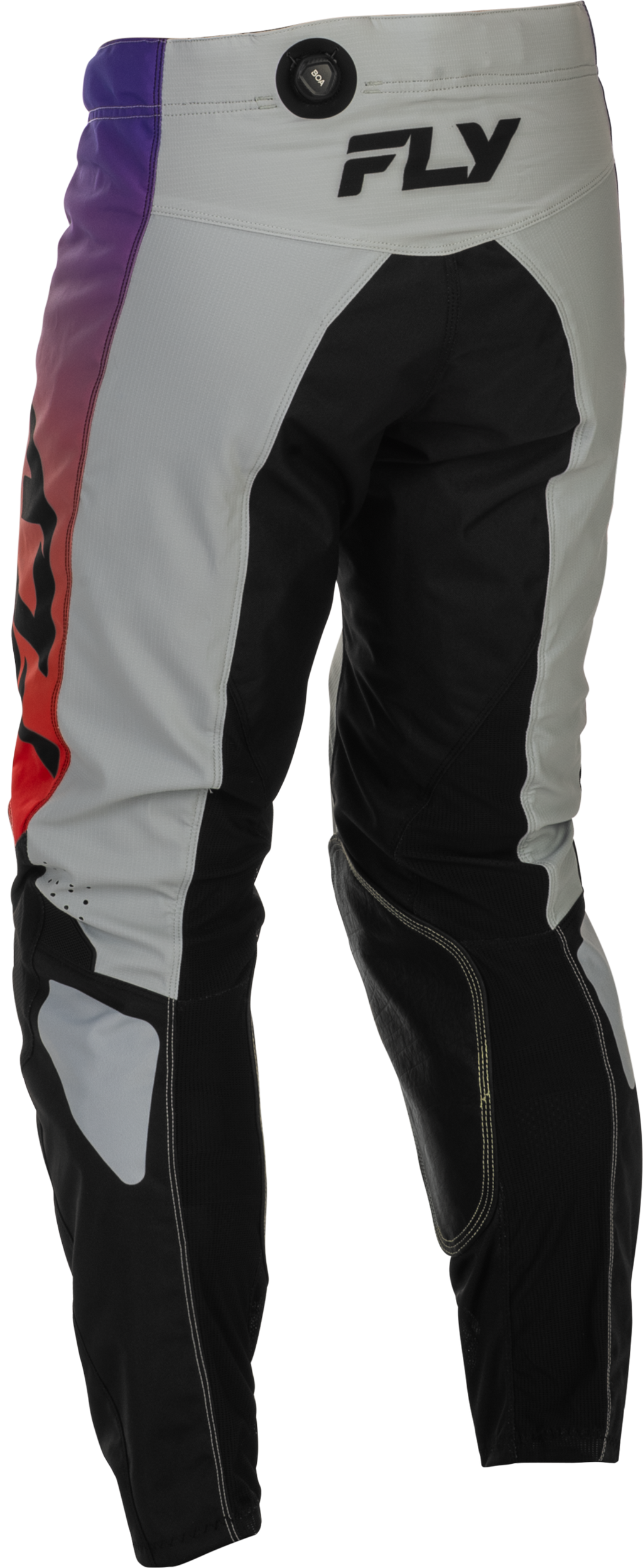 FLY Racing Kinetic Pants (2026) - Grey / Red / Purple / Black - View 7