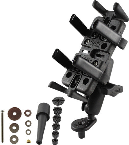 RAM Mounts RAM-B-176-UN4 Fork Stem Mount with Finger Grip Phone/Radio Holder