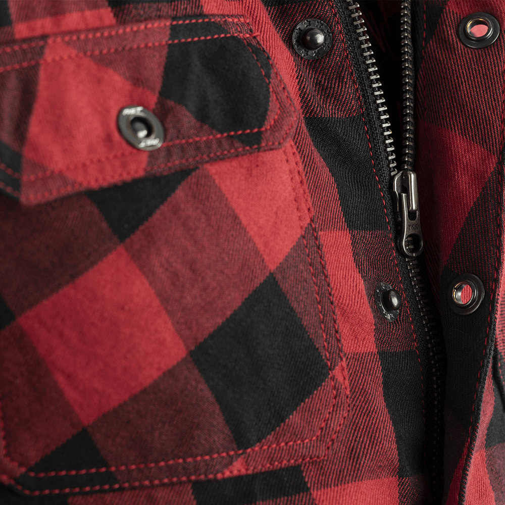 RST Lumberjack CE Men's Textile Shirt - Red - View 12