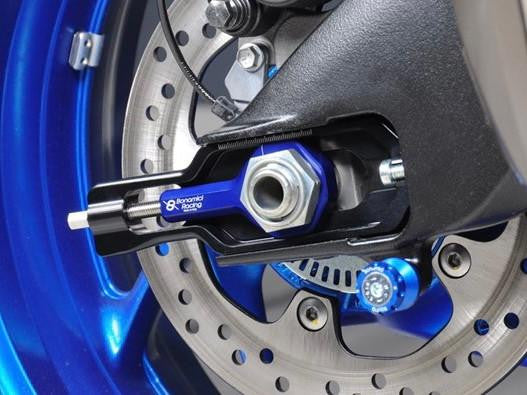 Bonamici Suzuki GSX-R 1000 Chain Adjuster (2017+) (Blue)