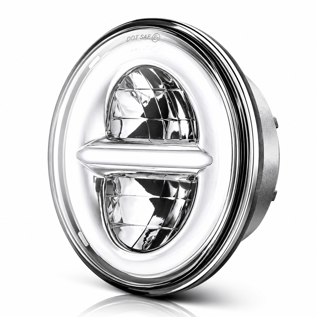 Eagle Lights Infinity Beam Series 5-3/4" Round LED Headlight for Harley-Davidson® and Indian® Motorcycles