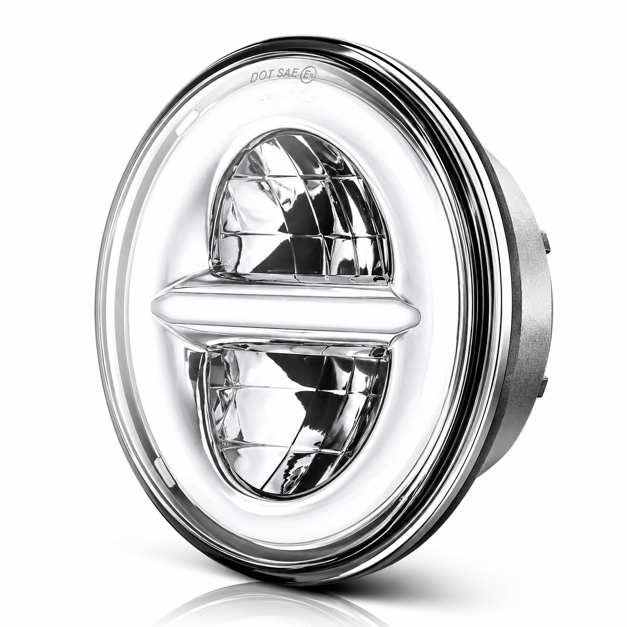 Eagle Lights Infinity Beam Series 5-3/4" Round LED Headlight for Harley-Davidson® and Indian® Motorcycles