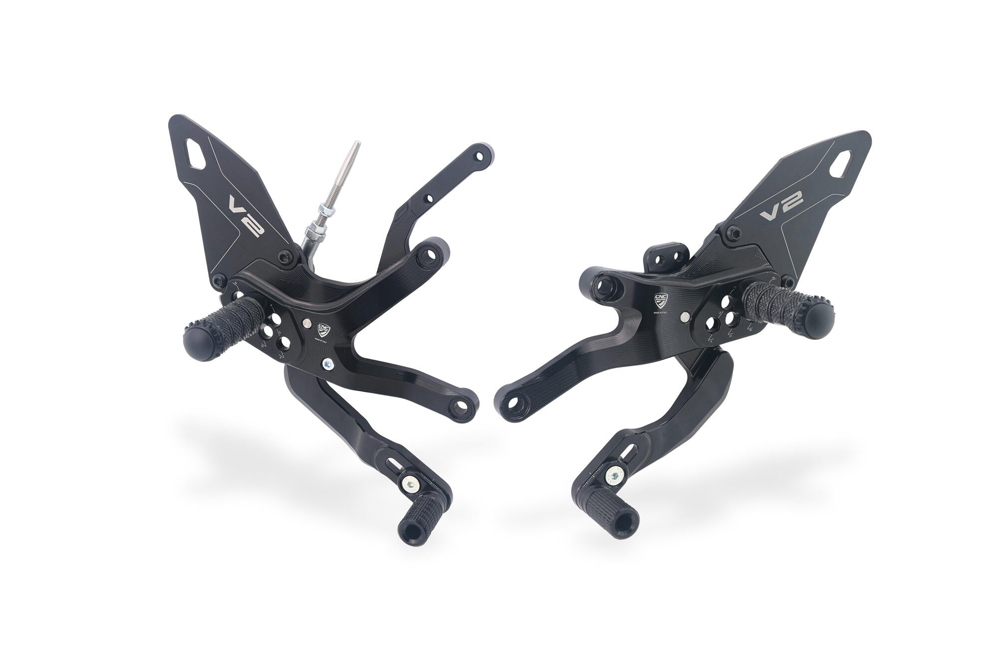 CNC Racing Adjustable Rearset for the Ducati Panigale V2 / S (2025+)