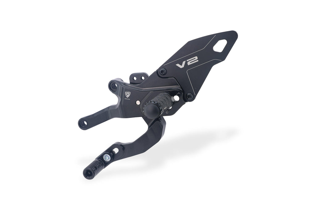 CNC Racing Adjustable Rearset for the Ducati Panigale V2 / S (2025+)