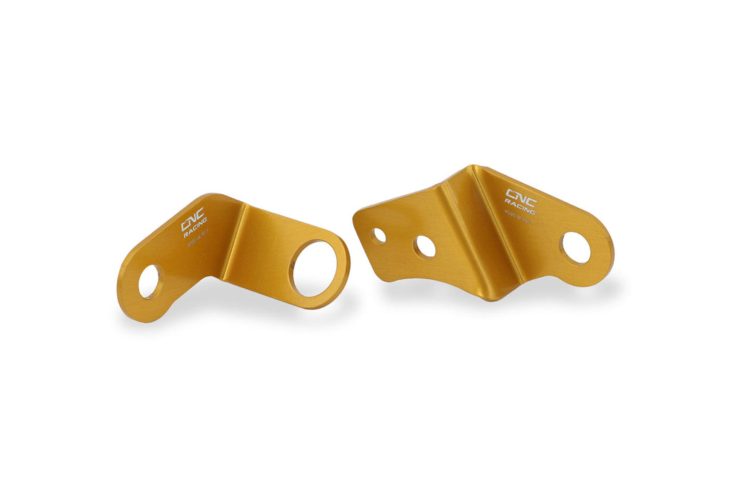 CNC Racing Aluminum Front Reservoir Brackets for Ducati Hypermotard 698 Mono